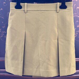 $198 TORY BURCH TECH TWILL GOLF SKIRT | Pesto | Size 4 ** RARE COLOR **